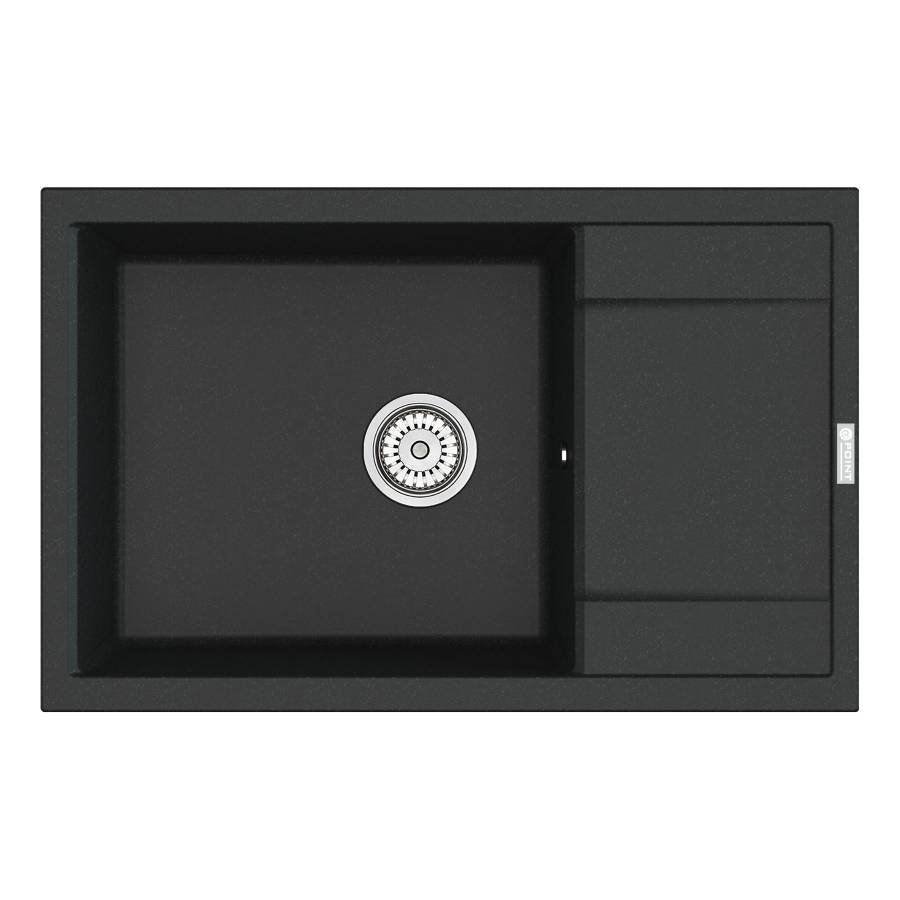 Мойка кухонная Point Велета 78 PN3002B, черный