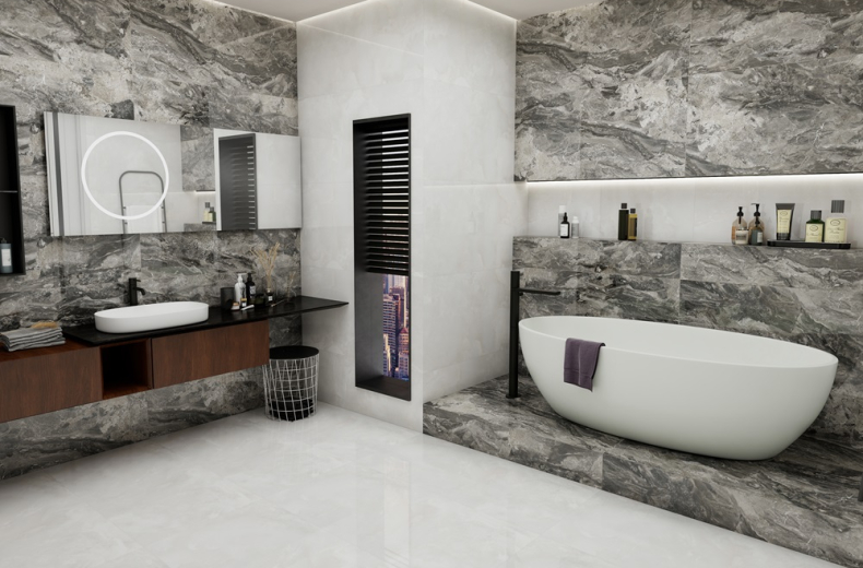Duna/Zibo Fusure - Chengdu - Керамогранит - Silver Glitter - 60x120 см
