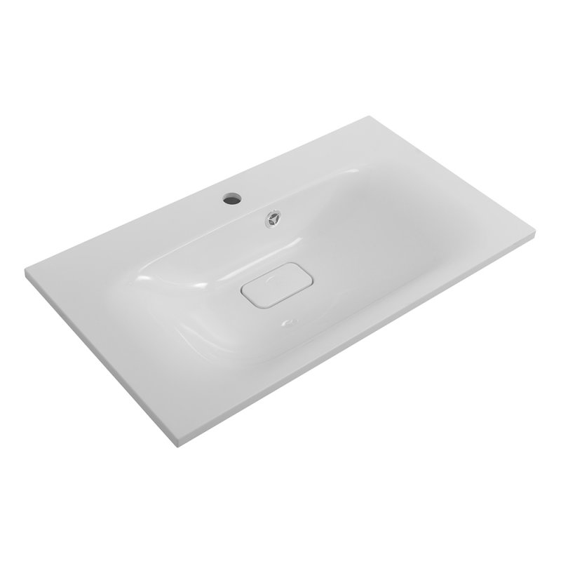 Тумба с раковиной напольная BelBagno MARINO 80 Bianco Lucido, раковина белая
