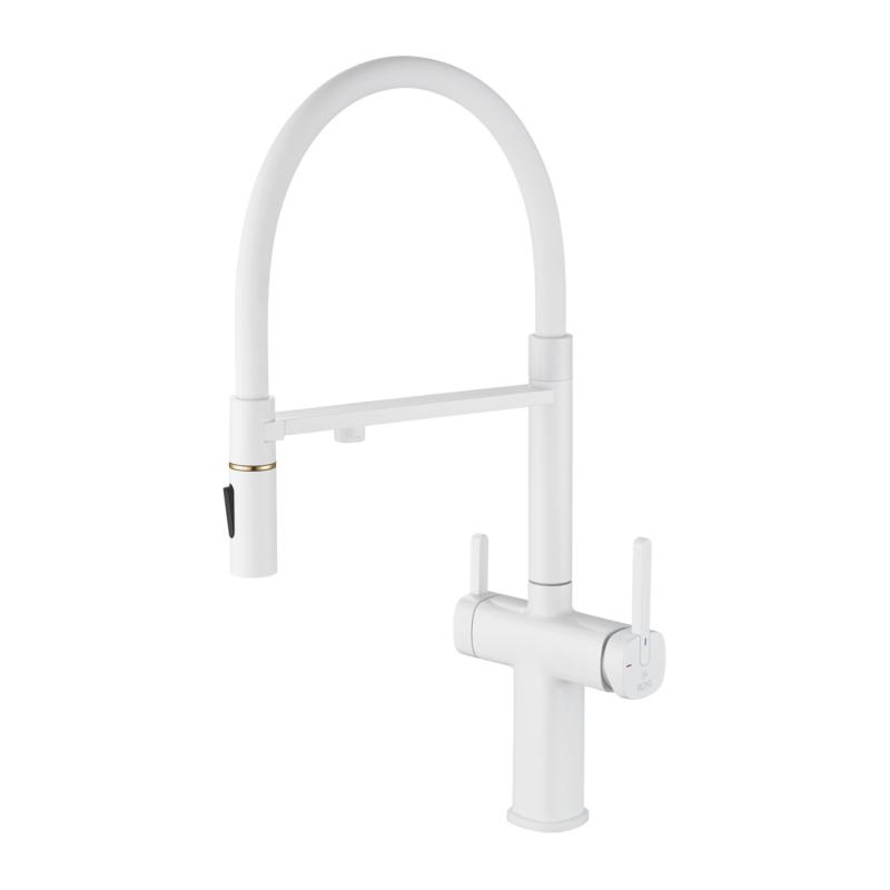 Смеситель для кухни с гибким изливом ROSE R358 R358C