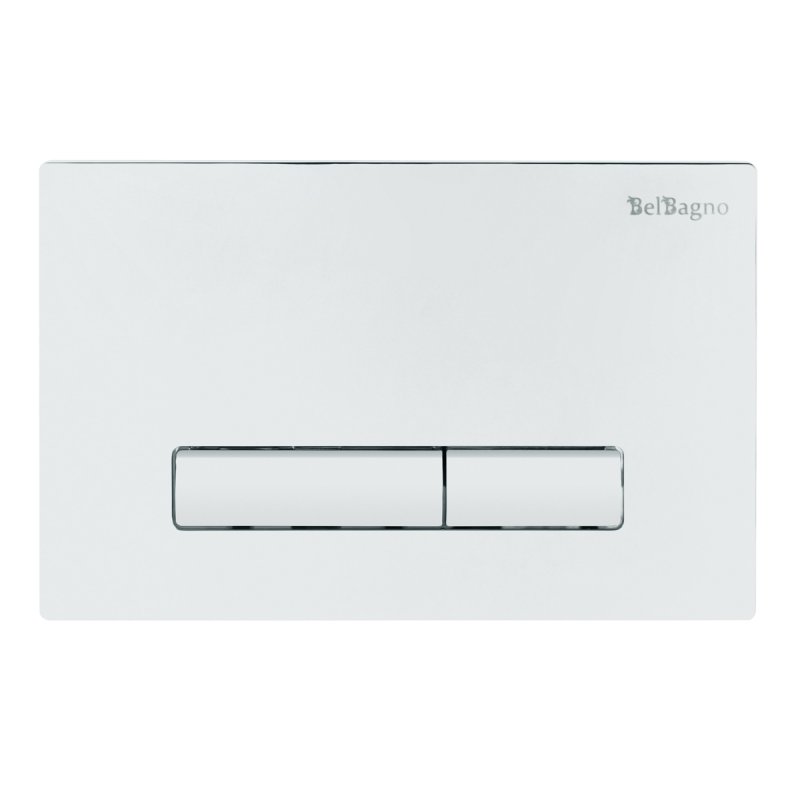 Комплект 3 в 1 Унитаз подвесной с сиденьем BelBagno LOTO BB070CHR/SC + Система инсталляции для унитазов BelBagno BB002-80  с кнопкой смыва BB014-SR-BI