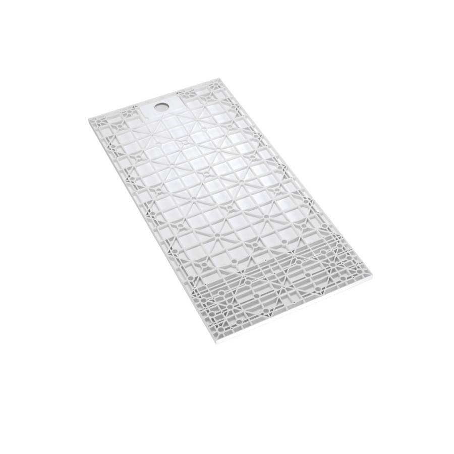Душевой поддон  80*120*26 RGW TUS-128W Белый/Прямоуг Ø 90 мм 