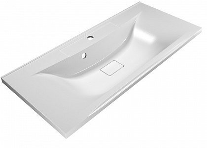 Тумба с раковиной подвесная BelBagno MARINO-H60 100 Bianco Lucido, раковина белая