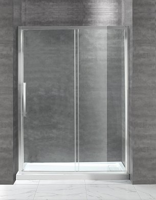 LUX-SOFT-W-BF-1-130-C-Cr-IV Душевая дверь