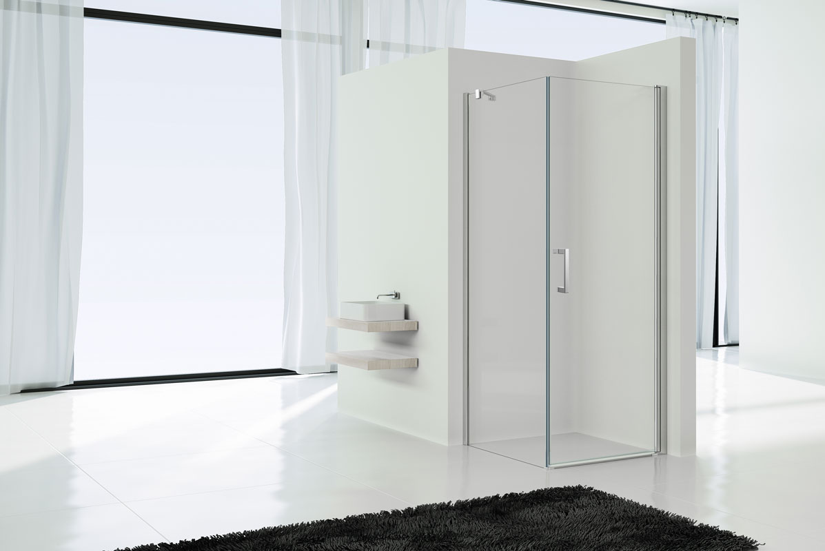 Душевой уголок Orta VSR-1O9090CL, 900*900, хром, стекло прозрачное