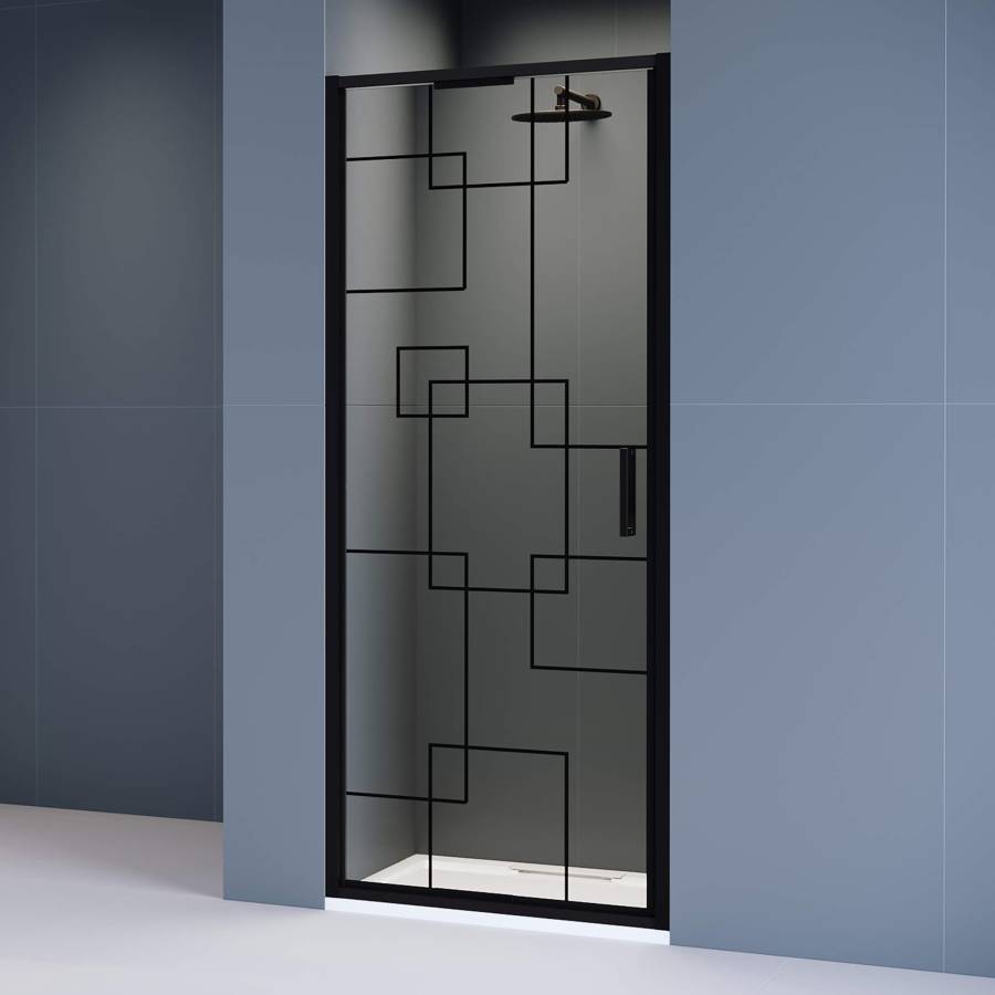 Душевая дверь 100*195 RGW SV-05-B Чёрный/Black Smart Line/8 мм (Easy)