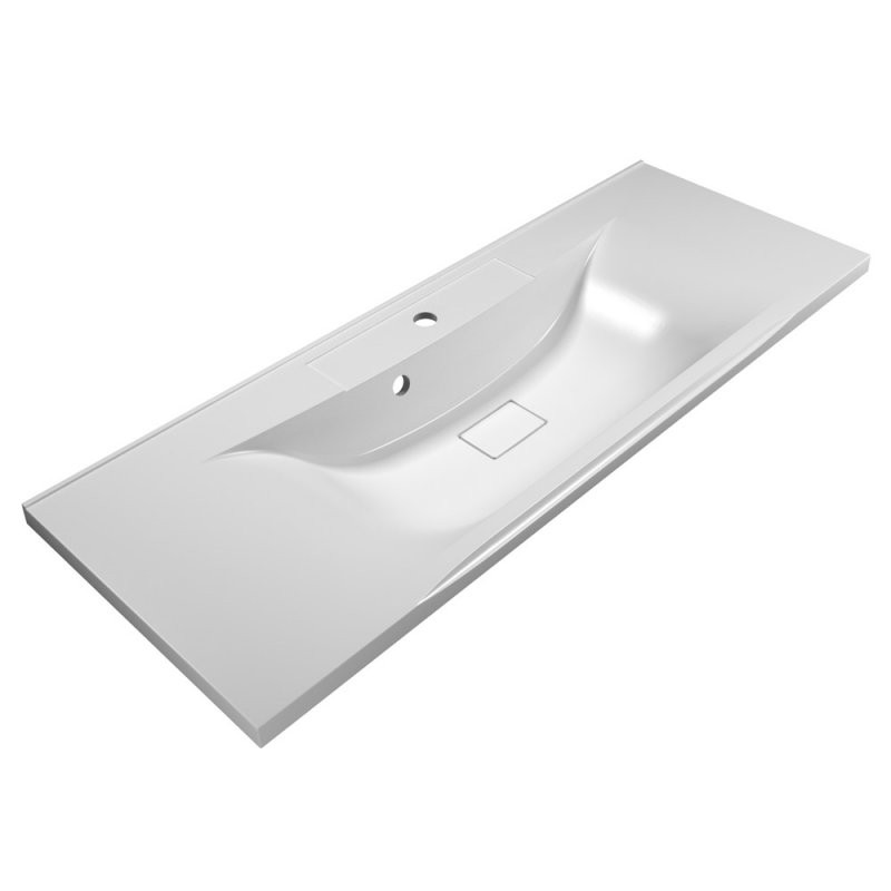 Тумба с раковиной подвесная BelBagno MARINO-H60 110 Rovere Moro, раковина белая