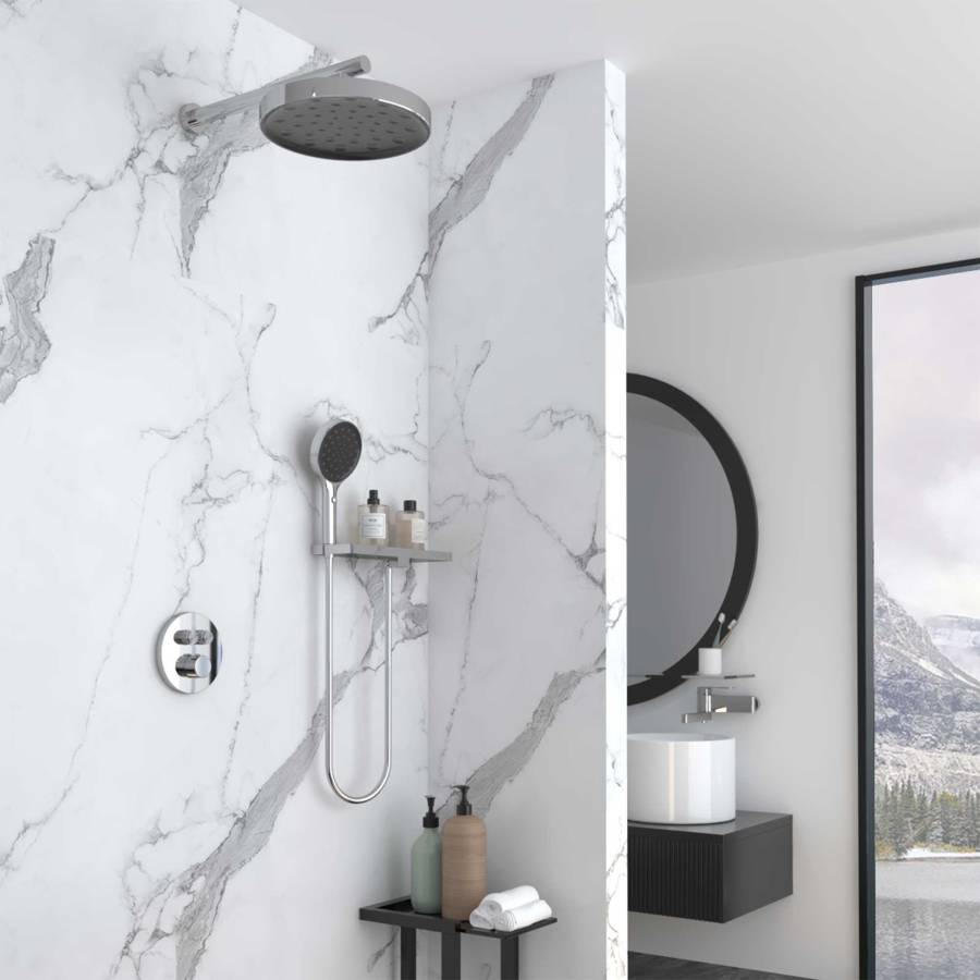 Душевой комплект Inspire VSFW-3I22MT2RCH встраиваемый, термостатический, двухрежимный, хром