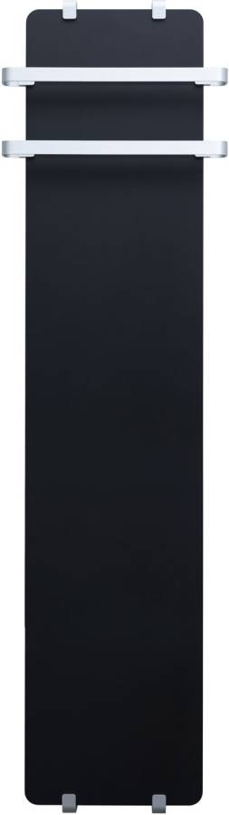Полотенцесушитель электрический Allen Brau Infinity 160x44 с рейлингом 2.0 и креплением, серебро браш
