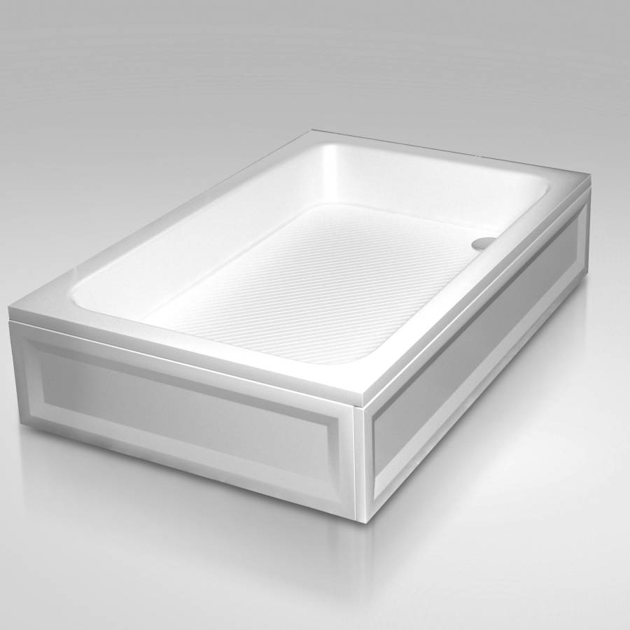 Душевой поддон  70*90*15 h 27 RGW B/CL-S /Прямоуг Ø 60 мм  (FW5-5)