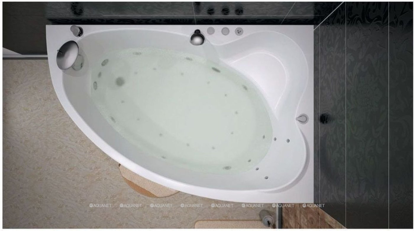 Акриловая ванна Aquanet Mayorca 150x100 R (с каркасом)