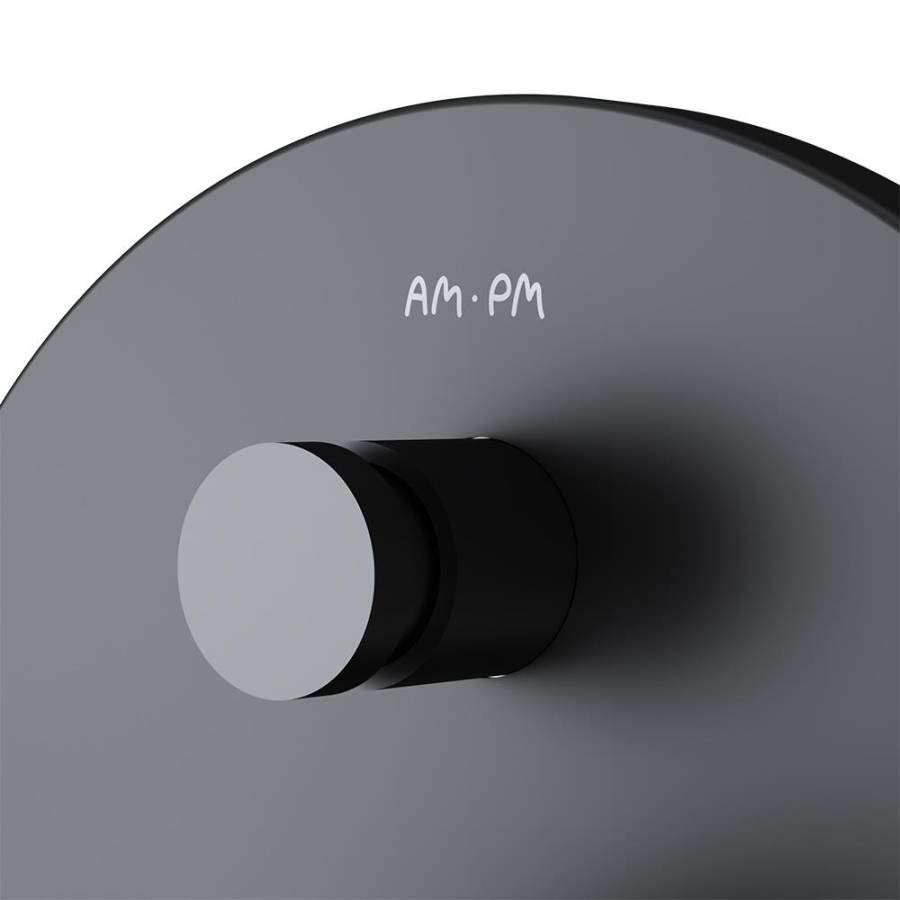 F85A45722 X-Joy TouchReel Смеситель д/ванны/душа, монтируемый в стену, чёрный, шт.