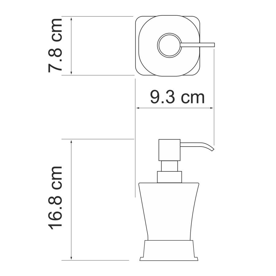 Amper K-5499WHITE Дозатор для жидкого мыла