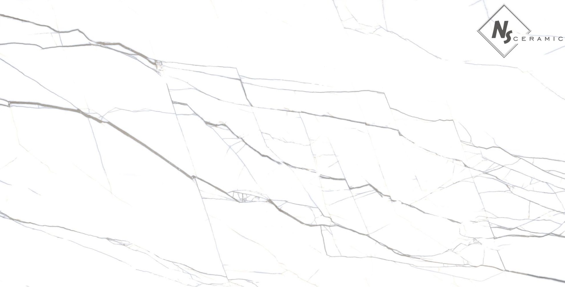 NS Ceramic Керамогранит с Эффектом Камня NSC1274 White 60x120 - керамическая плитка и керамогранит