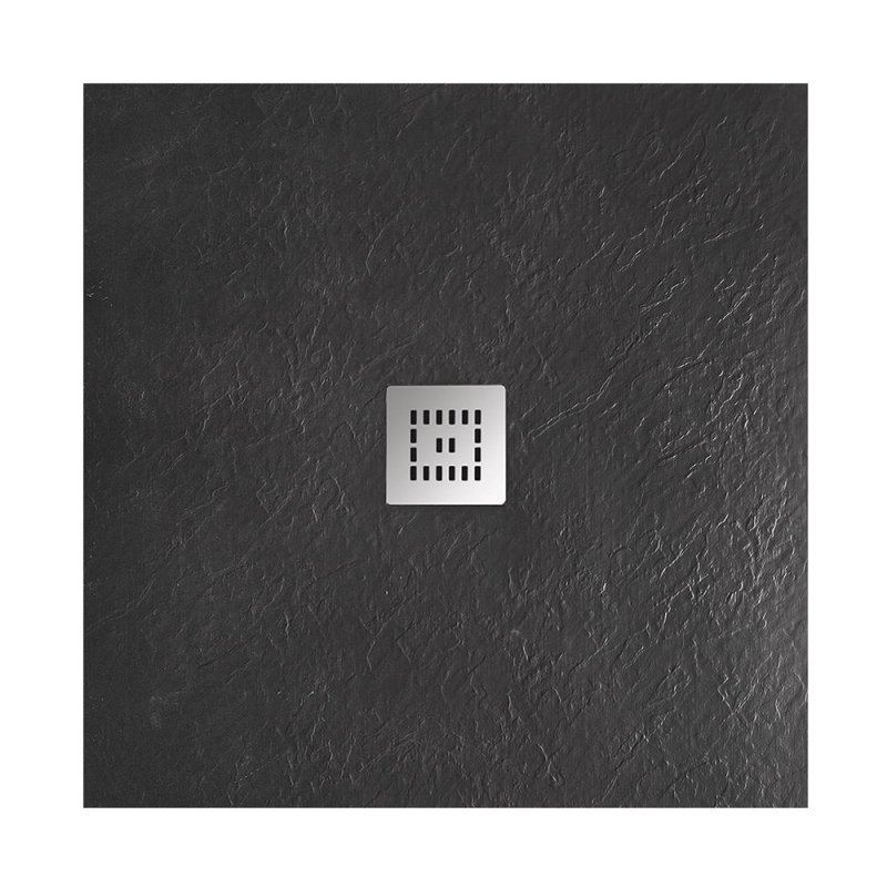 TRAY-MR-UNO-A-80-35-W-CR Поддон из искусственного мрамора,белый Размер,мм:800x800x35 