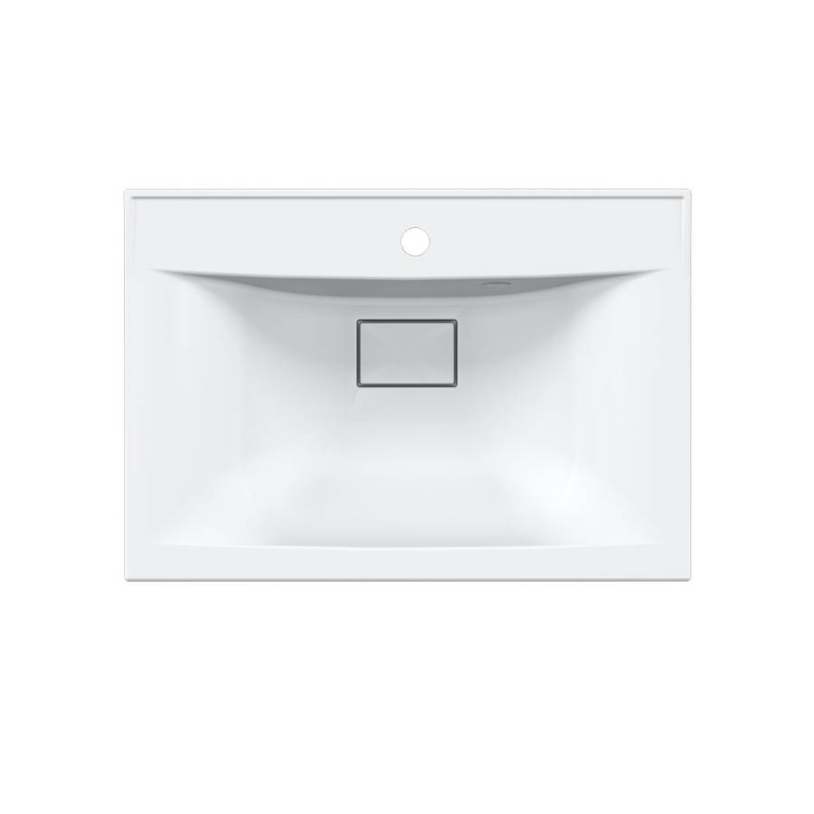 Раковина VCB-3M650W из искусственного камня, цвет белый