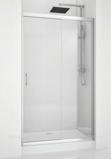 Душевая дверь Aquanet Alfa NAA6121 140, прозрачное стекло