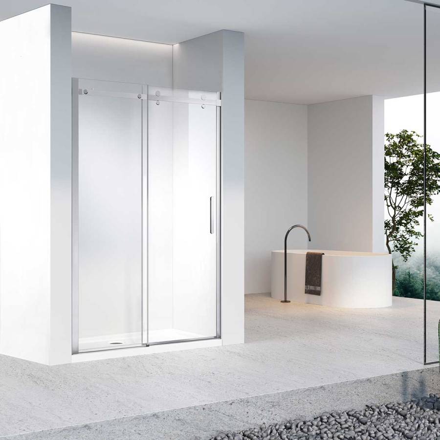 Душевая дверь Como-N VDS-4CN160CL, 1600, хром, стекло прозрачное