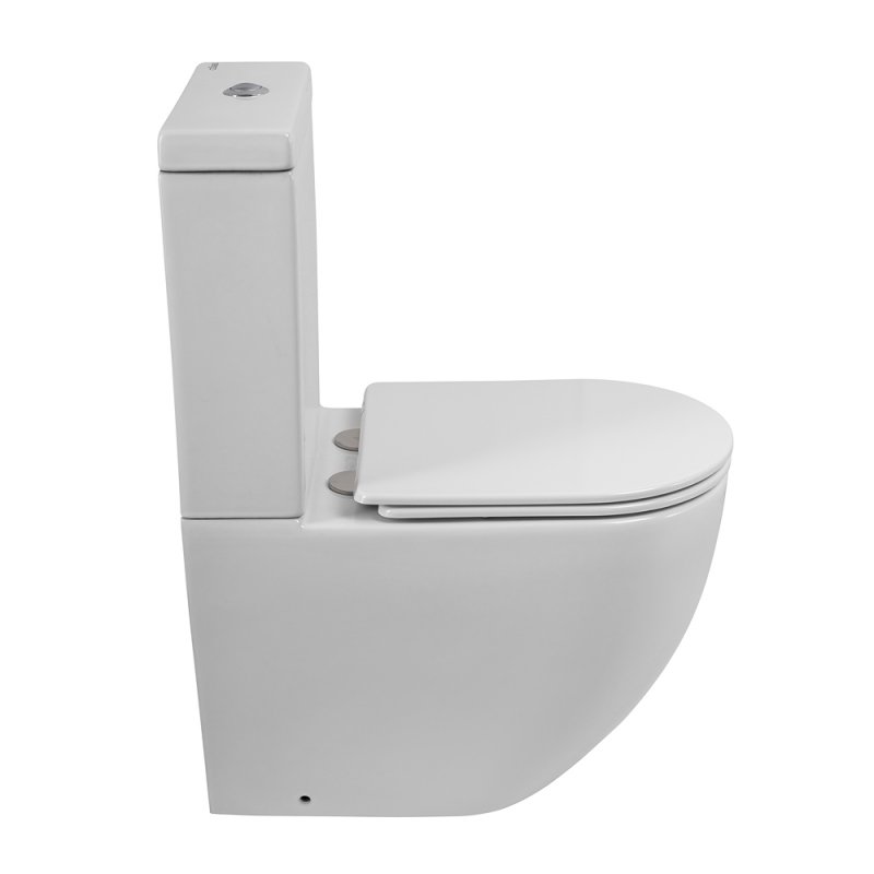 STYLUS Чаша унитаза безободкового, P-trap CZR-152-CPR