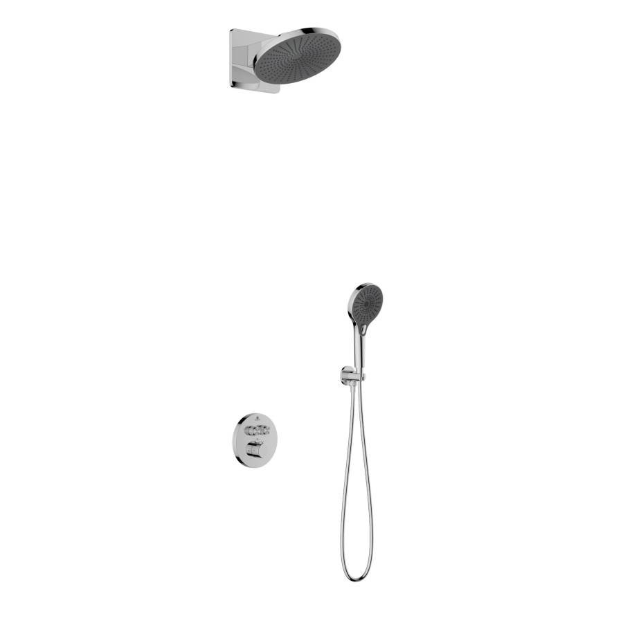 Душевой комплект Inspire VSFW-3I22MT5CH встраиваемый, термостат, двухрежимный, хром