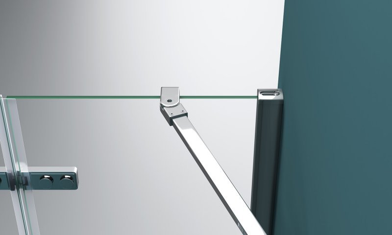 Душевая дверь BelBagno KRAFT-B-12-60/20-C-Cr-R