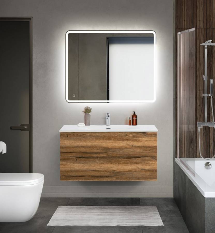 Керамическая раковина BelBagno BB-8099-3-90