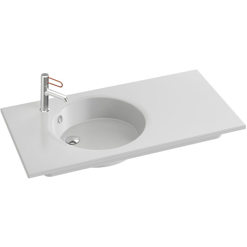 Раковина Jacob Delafon Odeon Rive Gauche EXAU112-Z-00, 100 см, шт