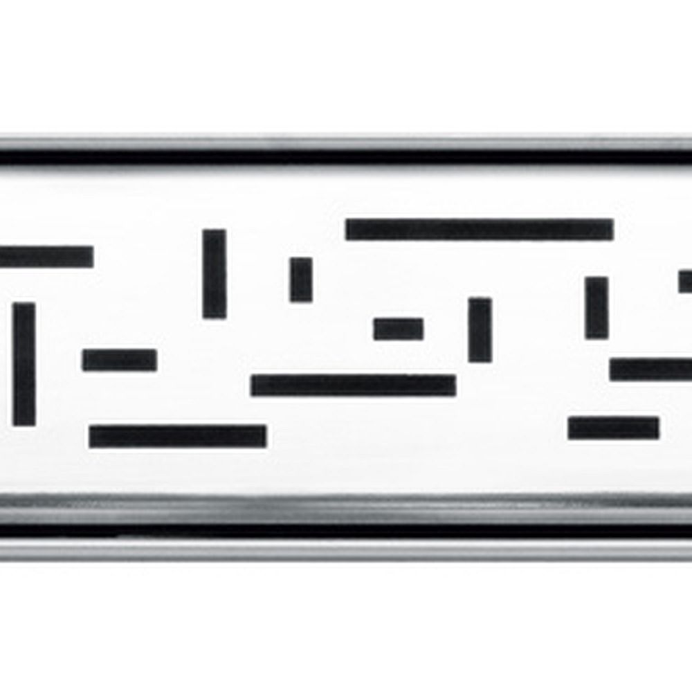 Декоративная решетка TECEdrainline "lines", нержавеющая сталь, глянец  для душевого канала, прямая 1000