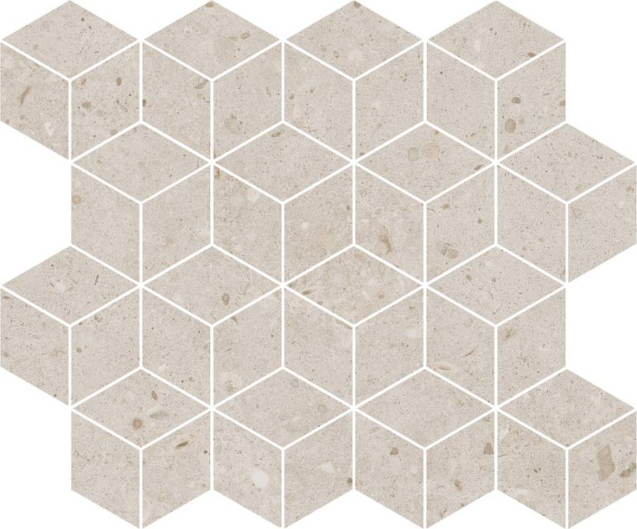 Декор Риккарди мозаичный бежевый матовый 45x37,5x1