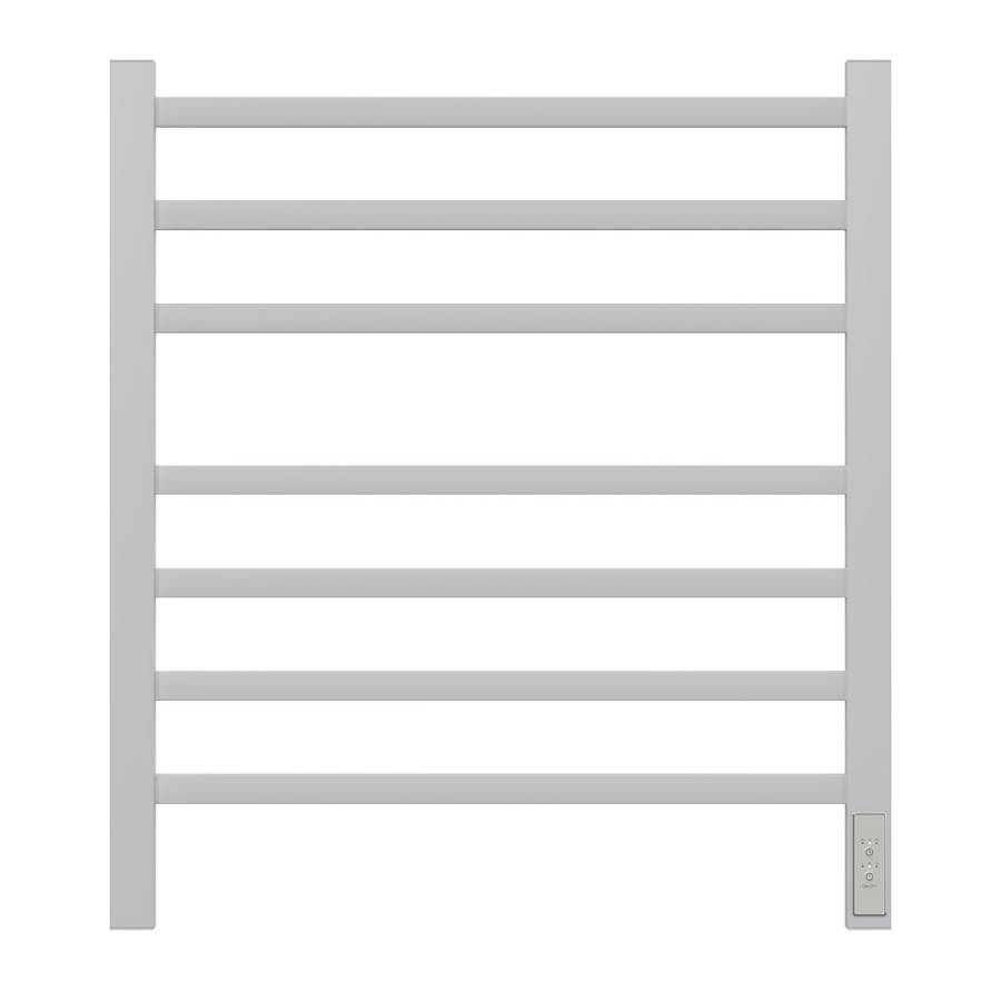 Полотенцесушитель электрический Point Вега PN71856W П7 500x600, диммер справа, белый