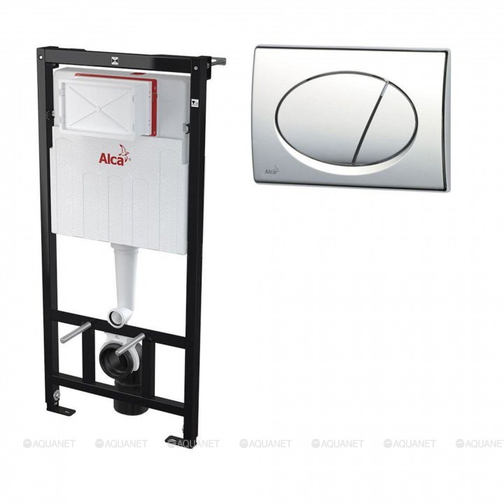 Set инсталляции с хром кнопкой арт. AM101_1120-3.1RS M71-001