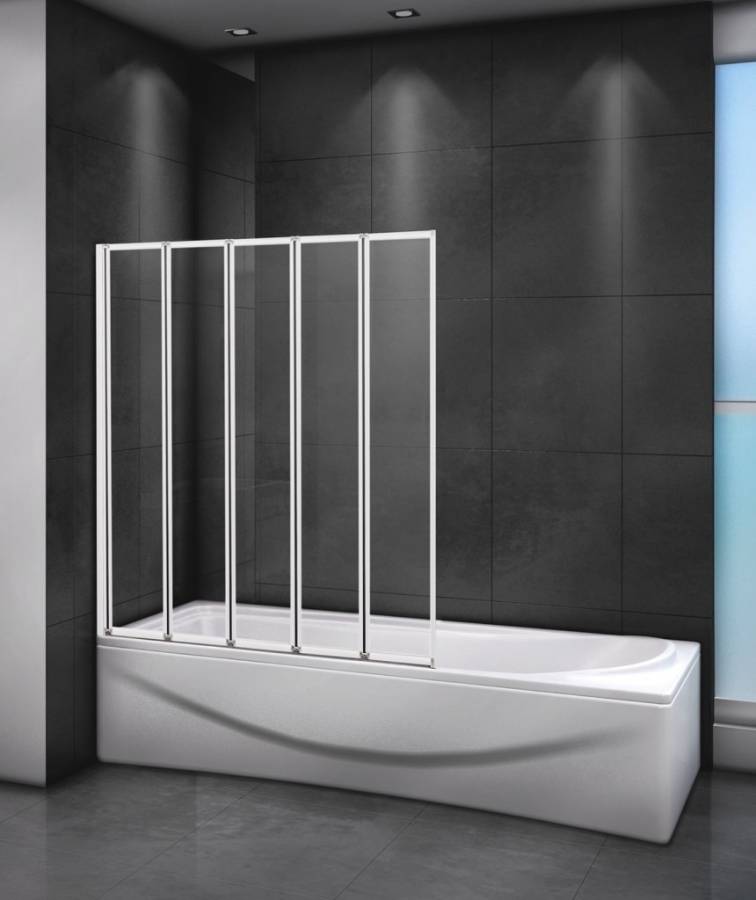 RELAX-V-5-120/140-C-Bi Шторка на ванну Условные размеры, мм:1200х1400 Габариты с диапазоном регулировок, мм:(1190-1200)х1400 