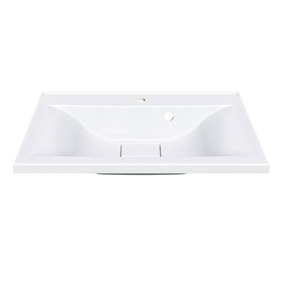 Раковина VCB-3M650W из искусственного камня, цвет белый