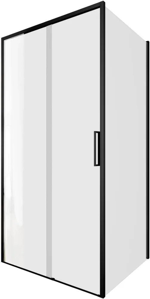 Душевой уголок Aquanet Pleasure Evo 100x80 AE65-100x80-BT профиль черный, прозрачное стекло