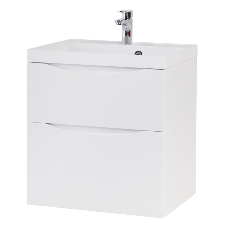 Тумба с раковиной подвесная BelBagno MARINO-H60 60 Rovere Nature, раковина белая