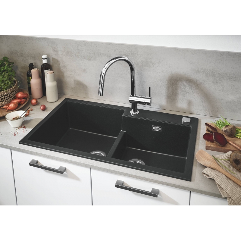 Смеситель для кухни Grohe Minta выдвижной излив хром (32321002)