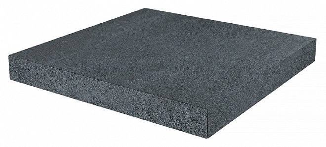 Ступень угловая клееная Про Матрикс черный 33x33x0,9