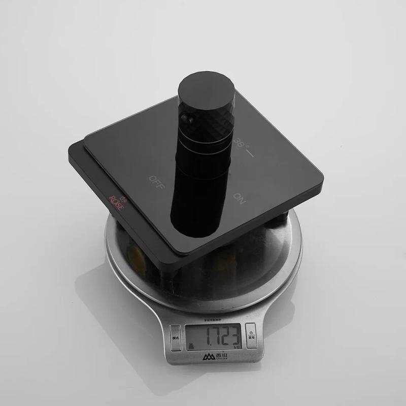 Гигиенический душ с термостатом Rose R105H, черный