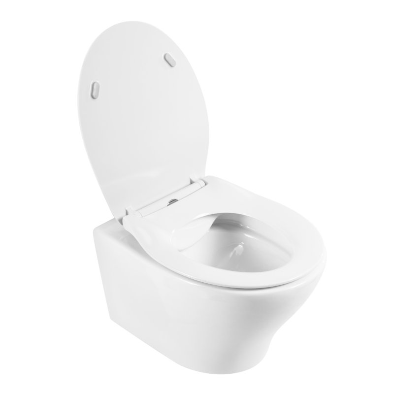 Комплект 4 в 1 Унитаз подвесной BelBagno ACQUA BB340CHR + Система инсталляции для унитазов BelBagno BB002-80 4 в 1 с кнопкой смыва BB005-PR-CHROME