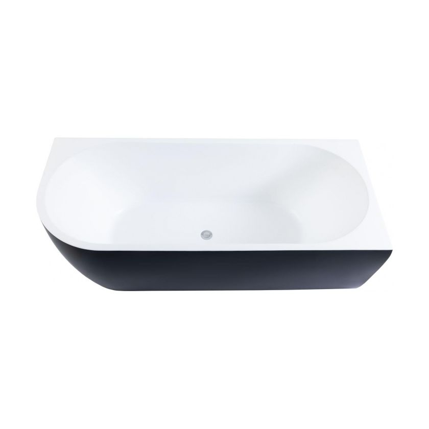 Акриловая ванна Aquanet Family Elegant B 180x80 3806N Gloss Finish (панель Black matte)