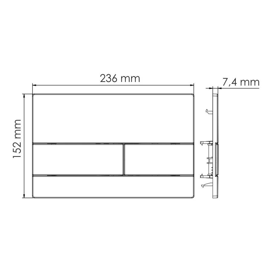 Alme 15TLT.010.ME.RG04 Система инсталляции для унитазов