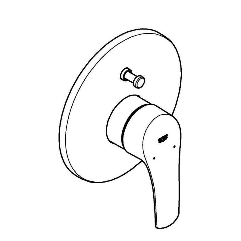 Смеситель Grohe Eurosmart 2021 для ванны или душа, 33305003