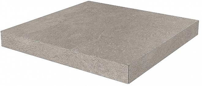 Ступень угловая клееная Про Стоун серый  33x33x0,9
