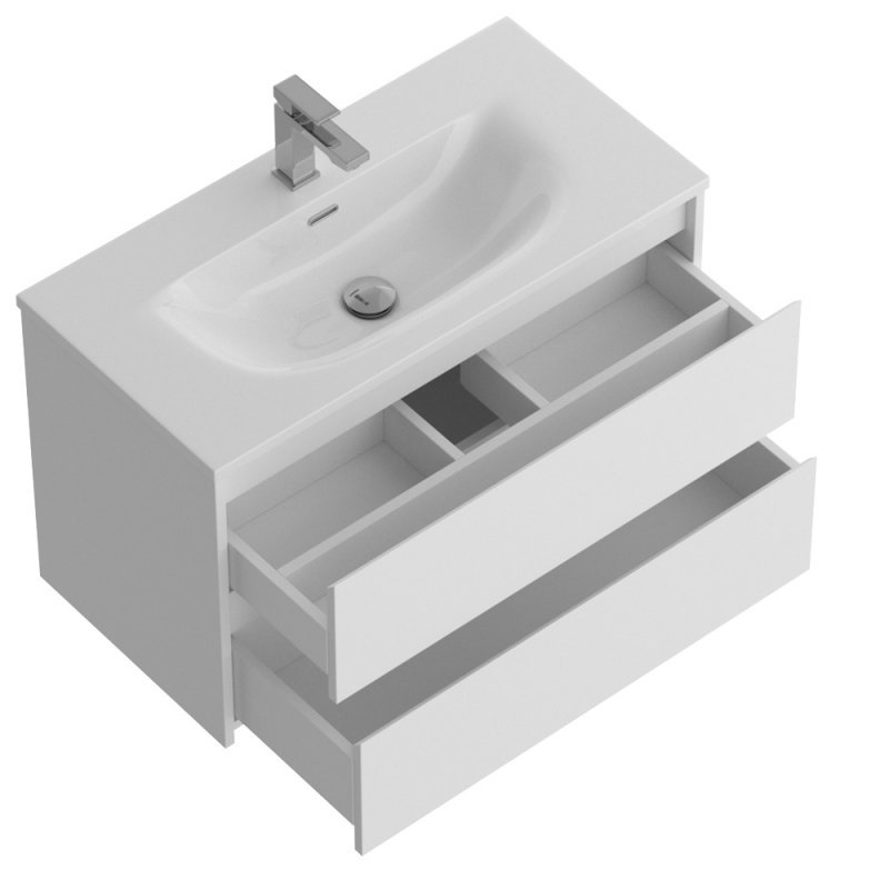 Керамическая раковина BelBagno BB-8099-3-80