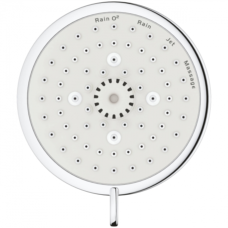 Верхний душ GROHE Tempesta New Rustic IV, 9,5 л/мин, хром (27610001)
