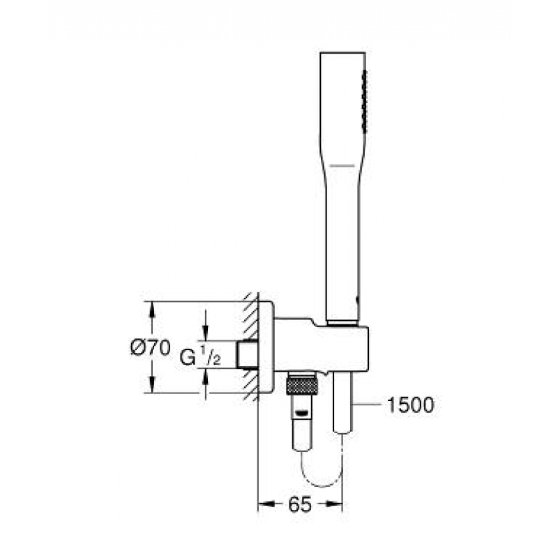 Душевой гарнитур Grohe Euphoria Cosmopolitan 26404000 хром