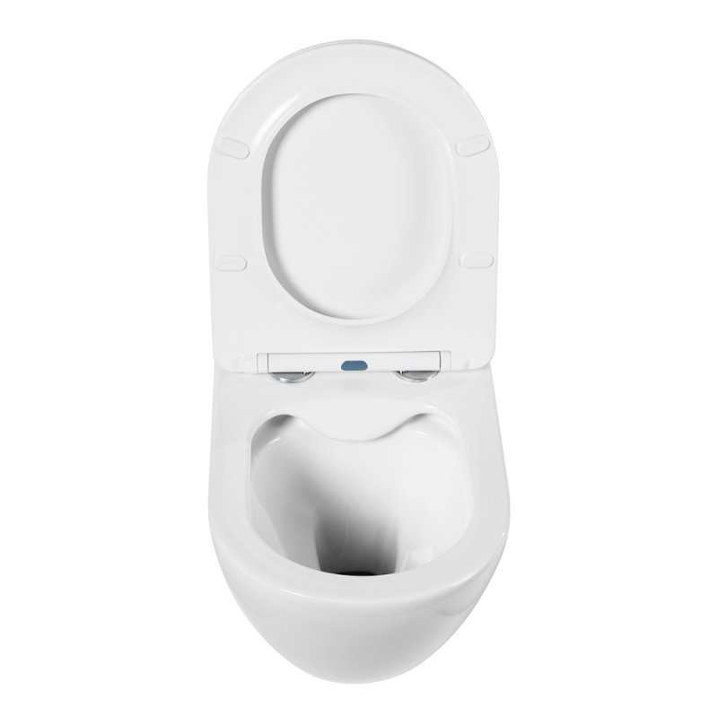 Комплект 4 в 1 Унитаз подвесной BelBagno AMANDA BB051CHR с сиденьем BB051SC + Система инсталляции для унитазов BelBagno BB002-80 с кнопкой смыва BB005