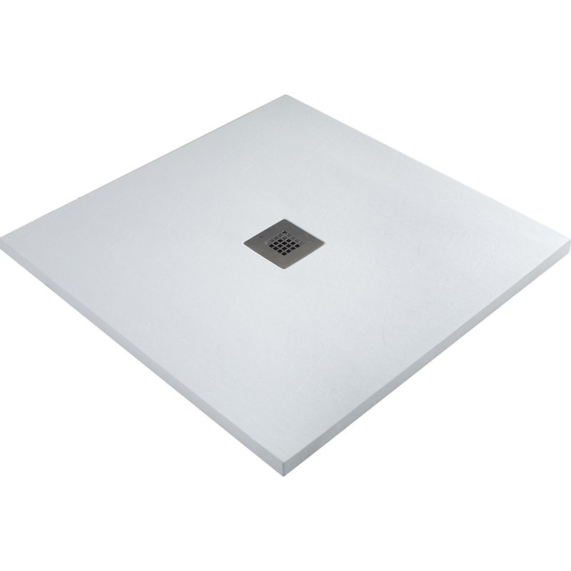 Душевой поддон Allen Brau Priority 100x100 8.31005-21 белый камень