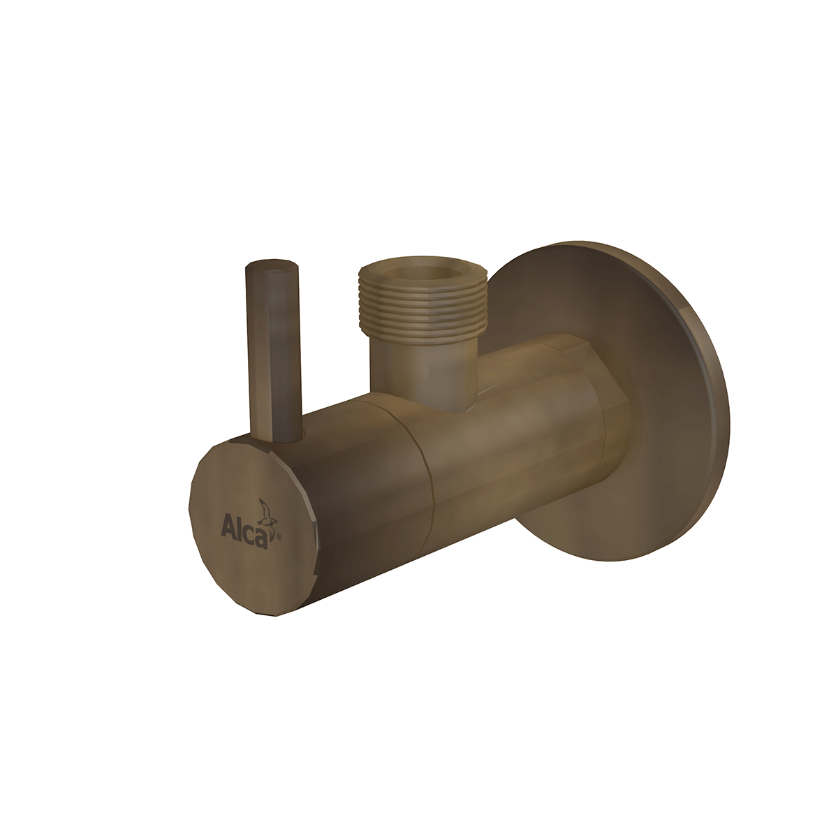 Угловой вентиль с фильтром 1/2"×1/2", бронза-antic