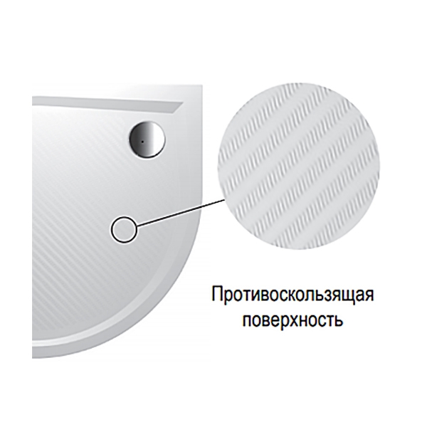 Душевой поддон из литьевого мрамора Riho Kolping DB34 120x90 белый + сифон DB3400500000000